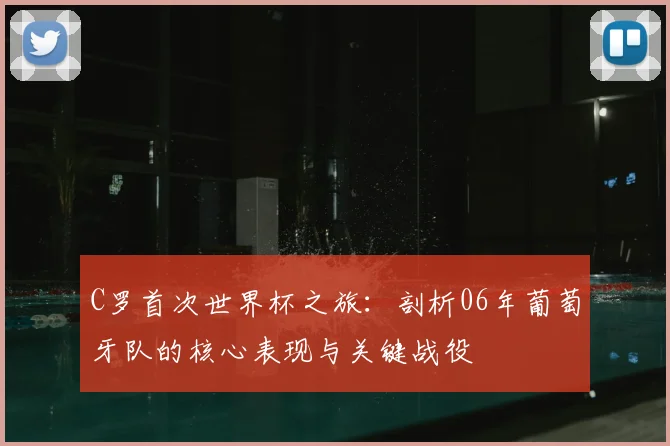C罗首次世界杯之旅:剖析06年葡萄牙队的核心表现与关键战役